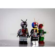 Mô hình Kamen rider lego mini figure bộ sưu tập lắp ghép