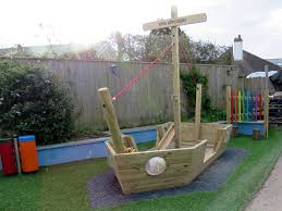 Wooden Play Houses And Play Ships For