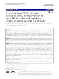 septic aki and in hospital mortality
