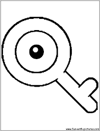 This article includes some of the outstanding unicorn coloring sheets. Unown Q Coloring Page