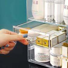 large acrylic makeup storage drawers