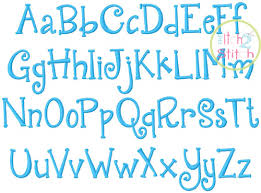 Quirky Girl Embroidery Font Quirkygirl