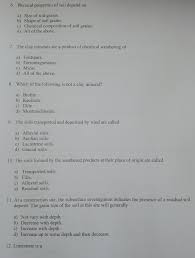 solved 6 physical properties of soil