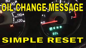 How to reset change oil on Chrysler 200 - YouTube