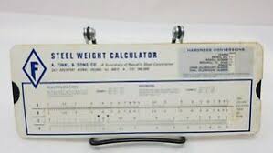 Details About Finkl Steel Weight Calculator Chart