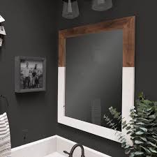 Owings Rectangle Wood Wall Mirror