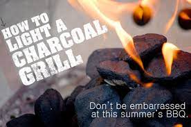 how to light a charcoal grill