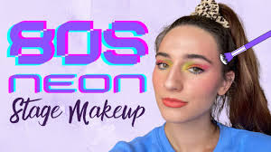 80s makeup neon eye makeup d