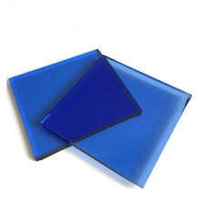6mm Dark Blue Glass Sheet Reflective