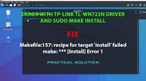 linux error fix makefile 157 recipe