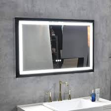 Bathroom Vanity Mirror In Matt Black