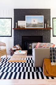 43 Painted Brick Fireplaces For A Bold