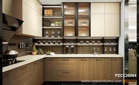 modern melamine wood grain kitchen