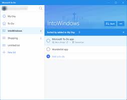 Download Microsoft To Do App For Windows 10