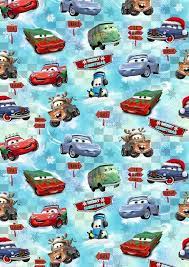disney cars wrapping paper sold by