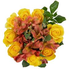 fresh cut rose and flower bouquet