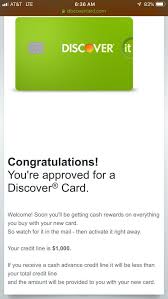 Most of discover's cards (with the exception of the student versions) require good to excellent credit, however, i've heard of people with borderline scores getting approved in the past. Discover It 2 Myfico Forums 5730278