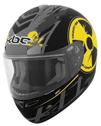 Kbc Helmets Tarmac Radiation Yel Size Xlg Motorcycle Full