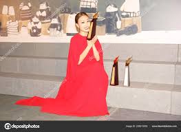 Hong Kong Singer Actress Joey Yung Poses Trophy Ultimate