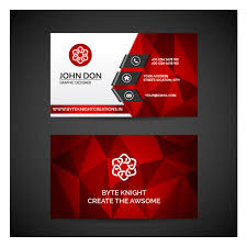 Our free online business card maker uses premium icons, graphics, fonts, layouts and colors to make a card that showcases your business essence perfectly. Red Business Card Stylish And Classic Magnetic Business Cards In Elegant Flor Free Vector Business Cards Business Cards Vector Templates Vector Business Card