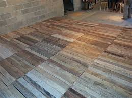 recycled pallet flooring diy