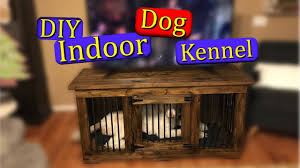 how to build an indoor dog kennel diy