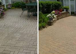 It's important to let the pavers fully dry before applying the sealer. Paver Cleaning Sealing Mysite 1