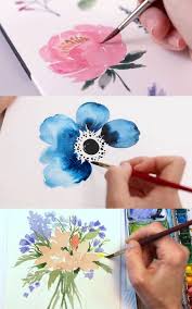 20 Best Watercolor Flowers Tutorials