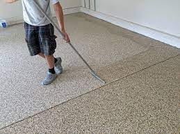 easy epoxy garage floor repair the