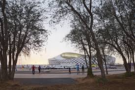 Hazza Bin Zayed Stadium Pattern Design Archdaily