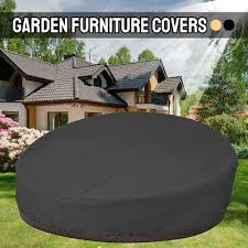 Bed Furniture Cover Garden Patio Round