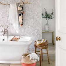 Bathroom decorating ideas inspiration home interior decor ideas for a bohemian vintage spa style bathroom with patterned geometric tiles small bathroom bad inspiration. Small Bathroom Design Ideas 2021 Trends Decombo