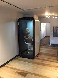 They feature advanced soundproof engineering which allows them to be well ventilated without any sound escaping. Diy Phone Booth Phone Meeting Rooms Global Coworking Forum