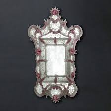 Pink Sofia Venetian Mirror