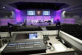 audio video lighting church