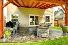 Fire Pit Be Used Under A Covered Patio