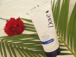 dove face wash and biotique oil makeup