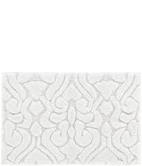 lombardi damask textured bath rug