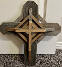 Large Wooden Cross Household Items