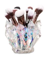 design crystal makeup brush holder