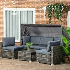 Rattan Wicker Outdoor Sectional Sofa