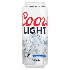 coors light 500ml can carryout
