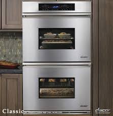 Dacor Ovens Electric Double Black Glass