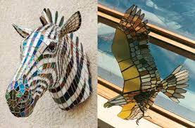 Stained Glass Sculptures By Jay Gubitz