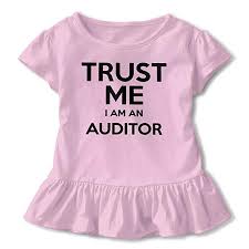 Amazon Com Trust Me I Am An Auditor Little Girls Cotton