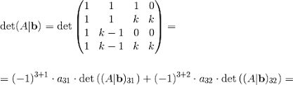 Un sistema lineare ax = b ammette soluzioni se e solo se il rango della matrice dei coefficienti a è uguale al rango della matrice ottenuta affiancando ad a il vettore dei termini noti b. Sistema Lineare 4x3 Con Un Parametro Esercizio