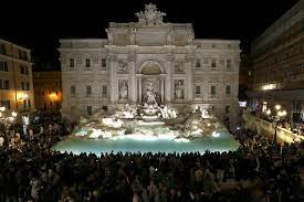 after 17 months rome s trevi fountain