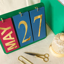 Home Dzine Crafts And Hobbies Make A Perpetual Calendar