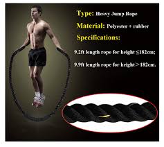 Ueasy Heavy Jump Rope Skipping Ropes Power Training To Improve Strength Endurance And Agility