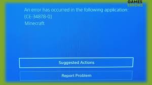fix minecraft ce 34878 0 error crash on